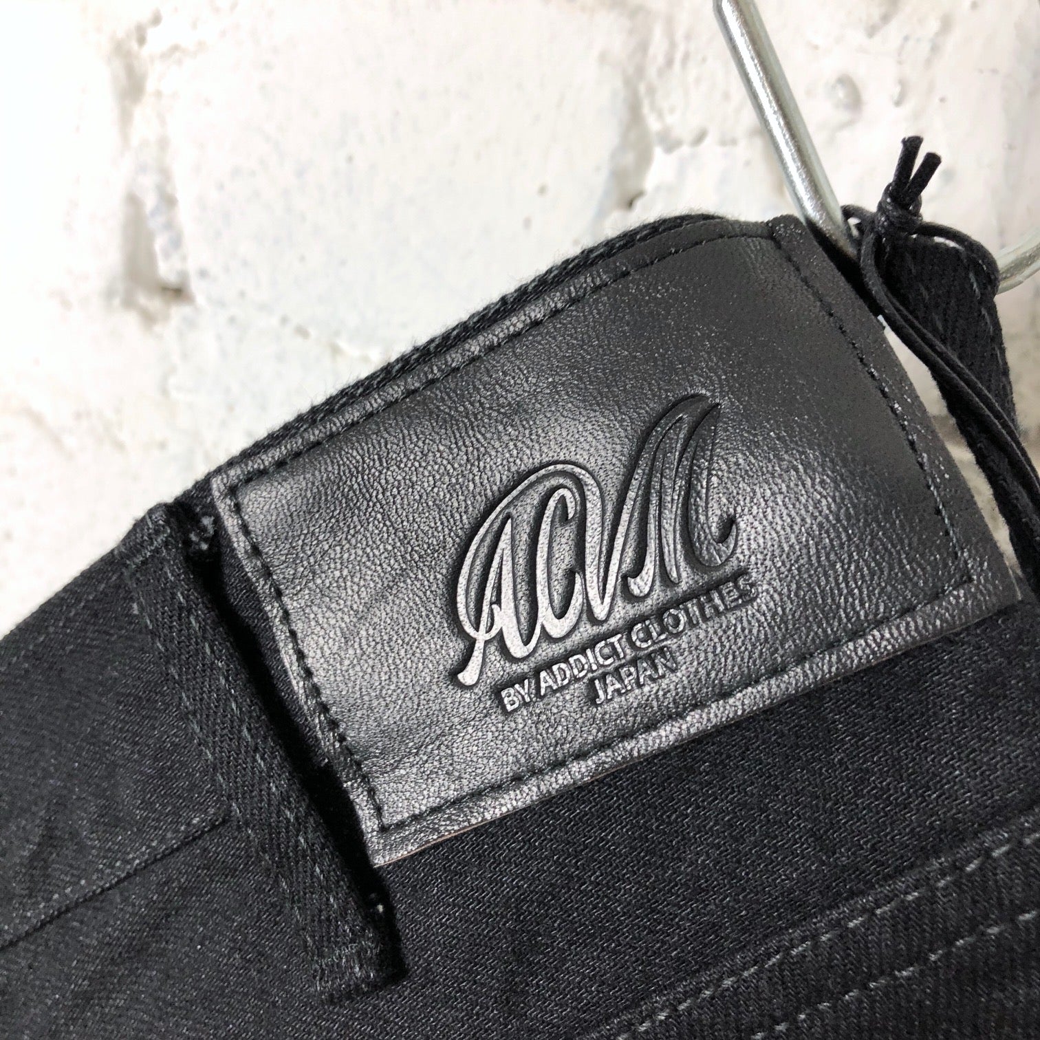addict clothes | acv-p01 tapered denim black - Image 4