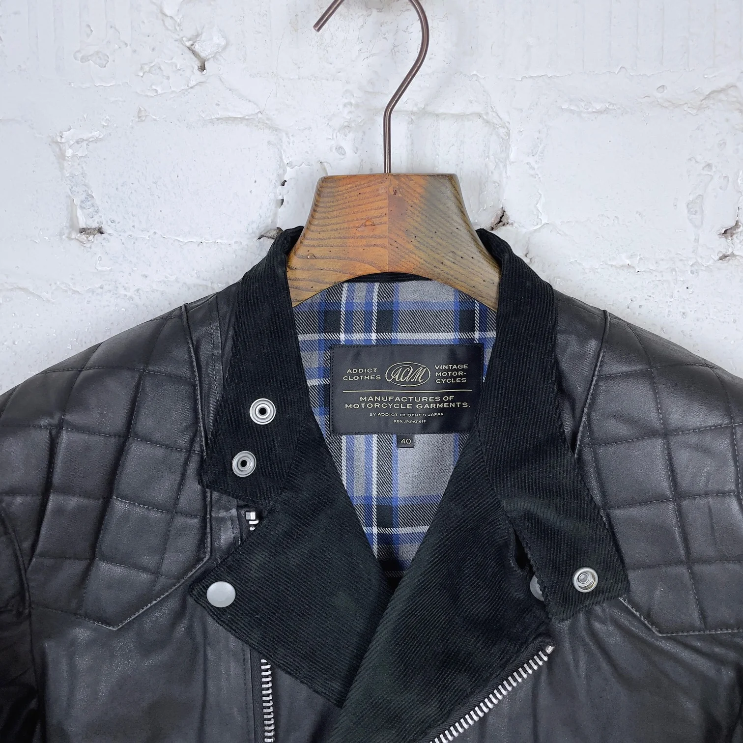 addict clothes | acv-wx01 waxed resistance jacket - Image 4