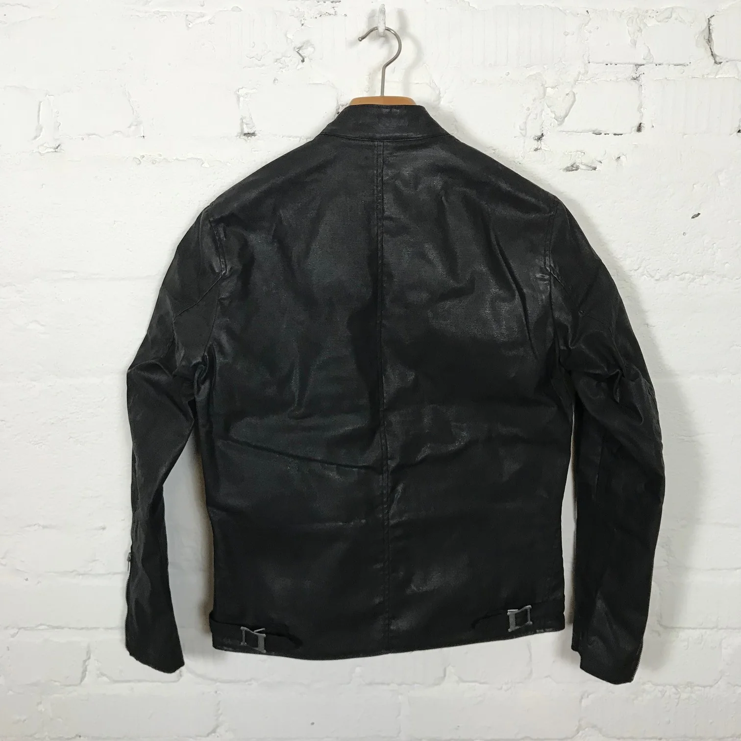 addict clothes | ad-wx-04 waxed clubman jacket - Image 4