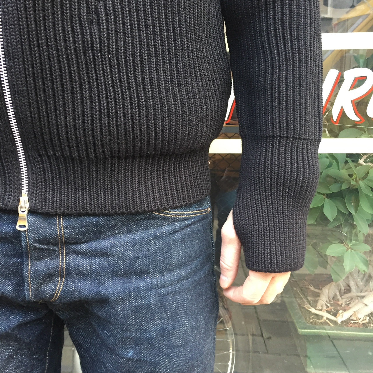 andersen-andersen | navy full-zip pockets black - Image 4