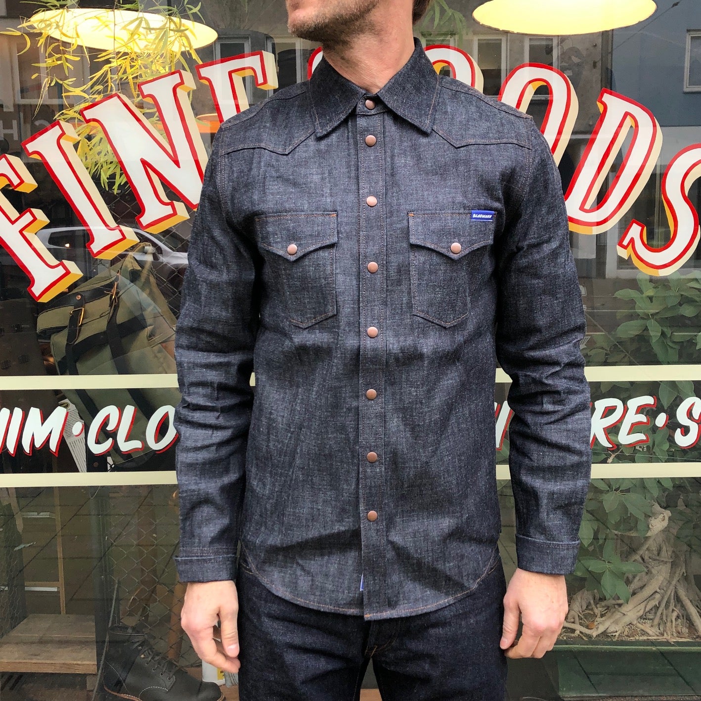 blaumann jeanshosen | schmales blaumann hemd dunkel - Image 3