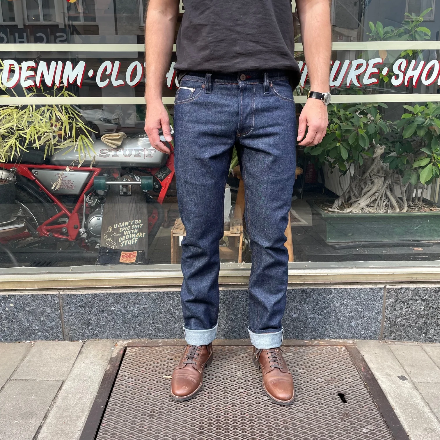 blaumann x stuf|f | bjxsfg3 slim, 14.5oz german denim - Image 5
