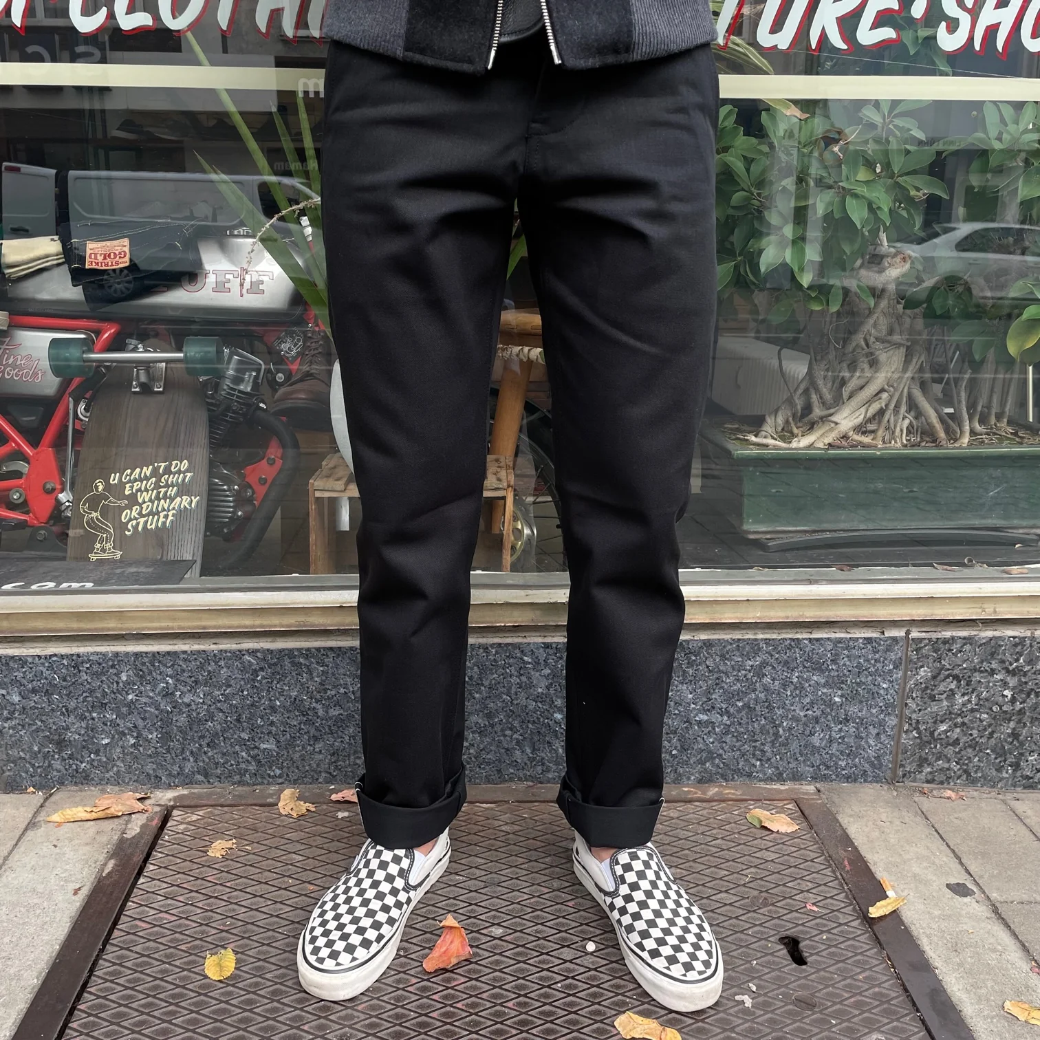 blaumann x stuf|f | chino project black selvedge (new fit) - Image 3