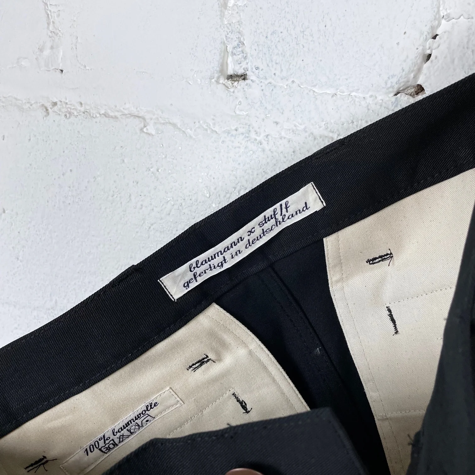 blaumann x stuf|f | chino project black selvedge (new fit) - Image 5