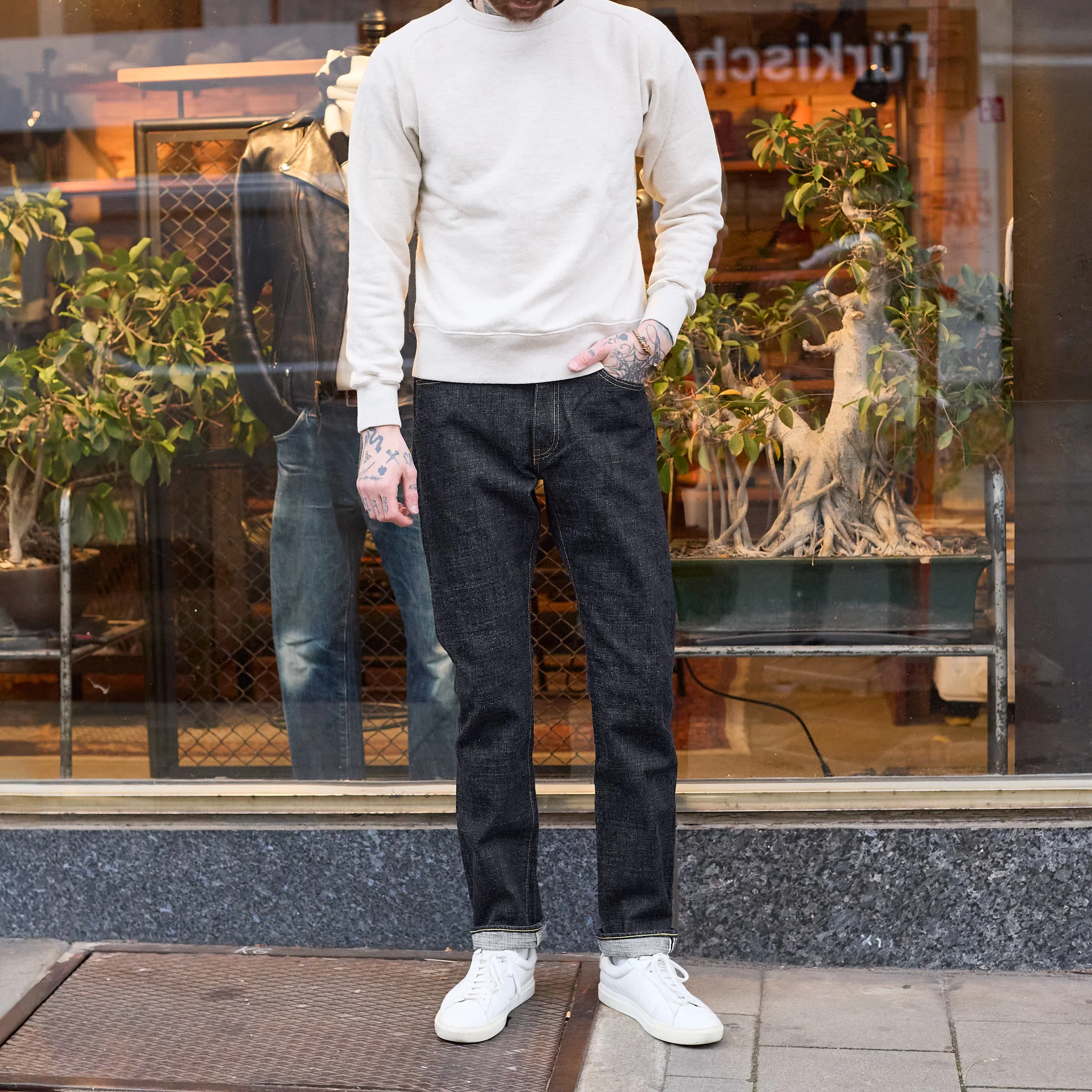 fob factory | f147 g3 selvedge denim 5p rinsed - indigo - Image 3
