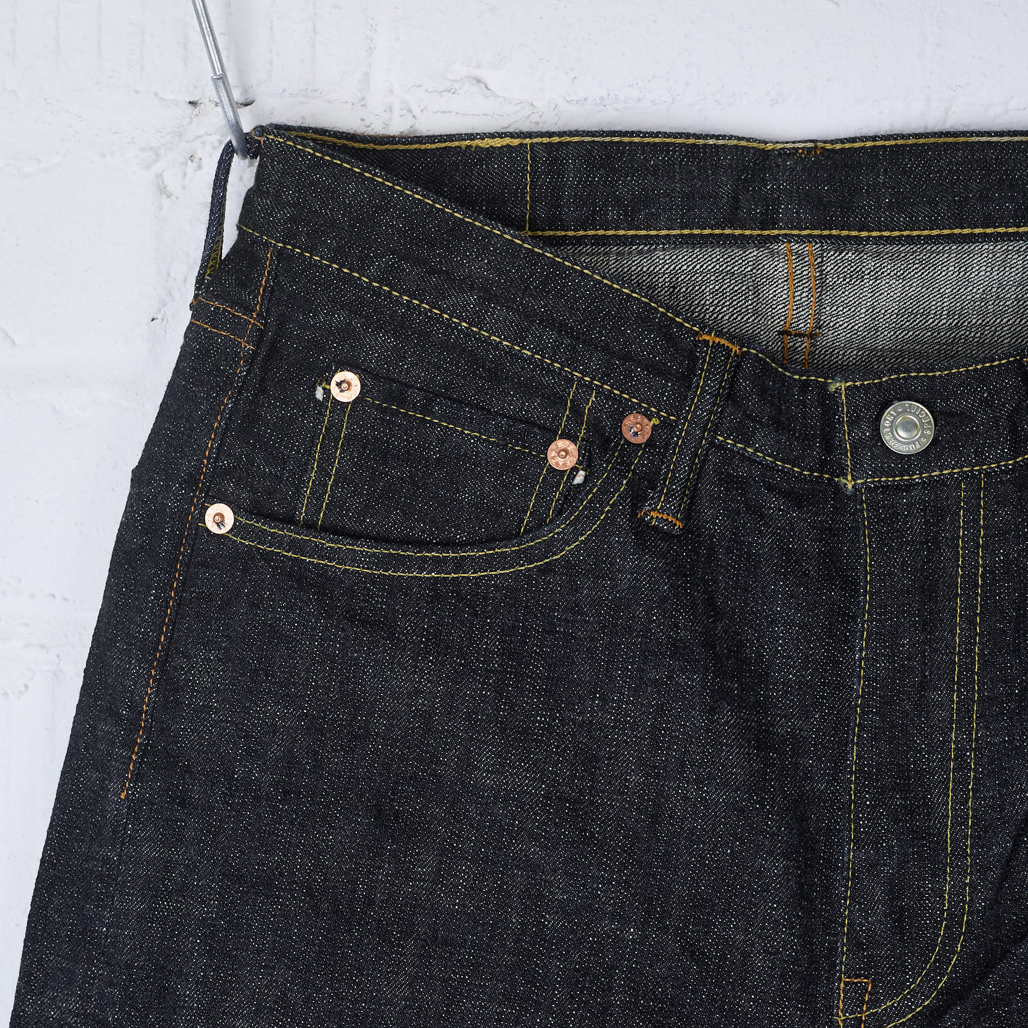 fob factory | f147 g3 selvedge denim 5p rinsed - indigo - Image 6