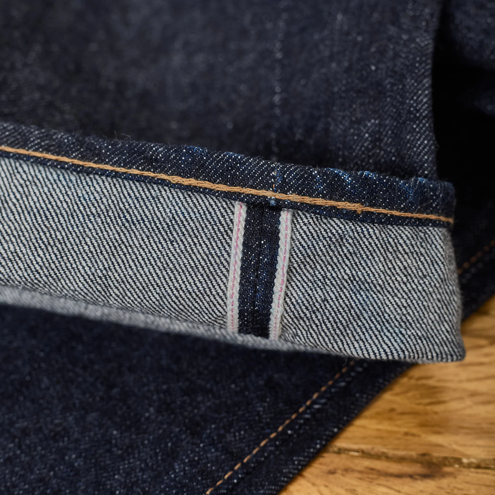 fob factory | f153 14.75oz selvedge denim tapered - indigo - Image 6
