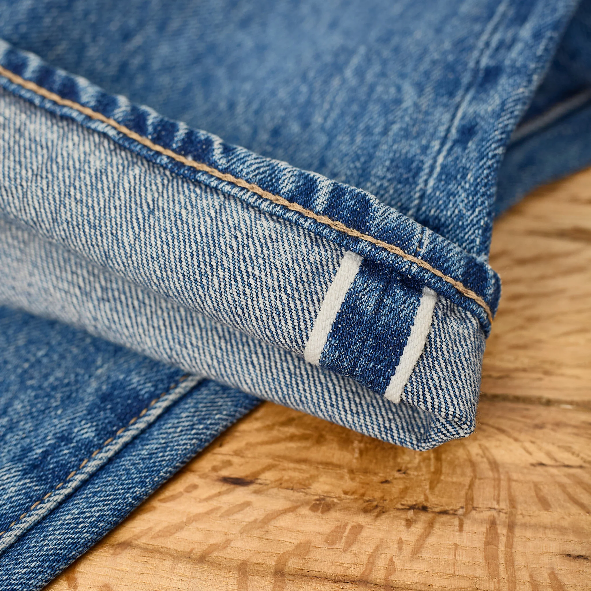 fob factory | f160 66 selvedge denim 5p used wash  - indigo - Image 8