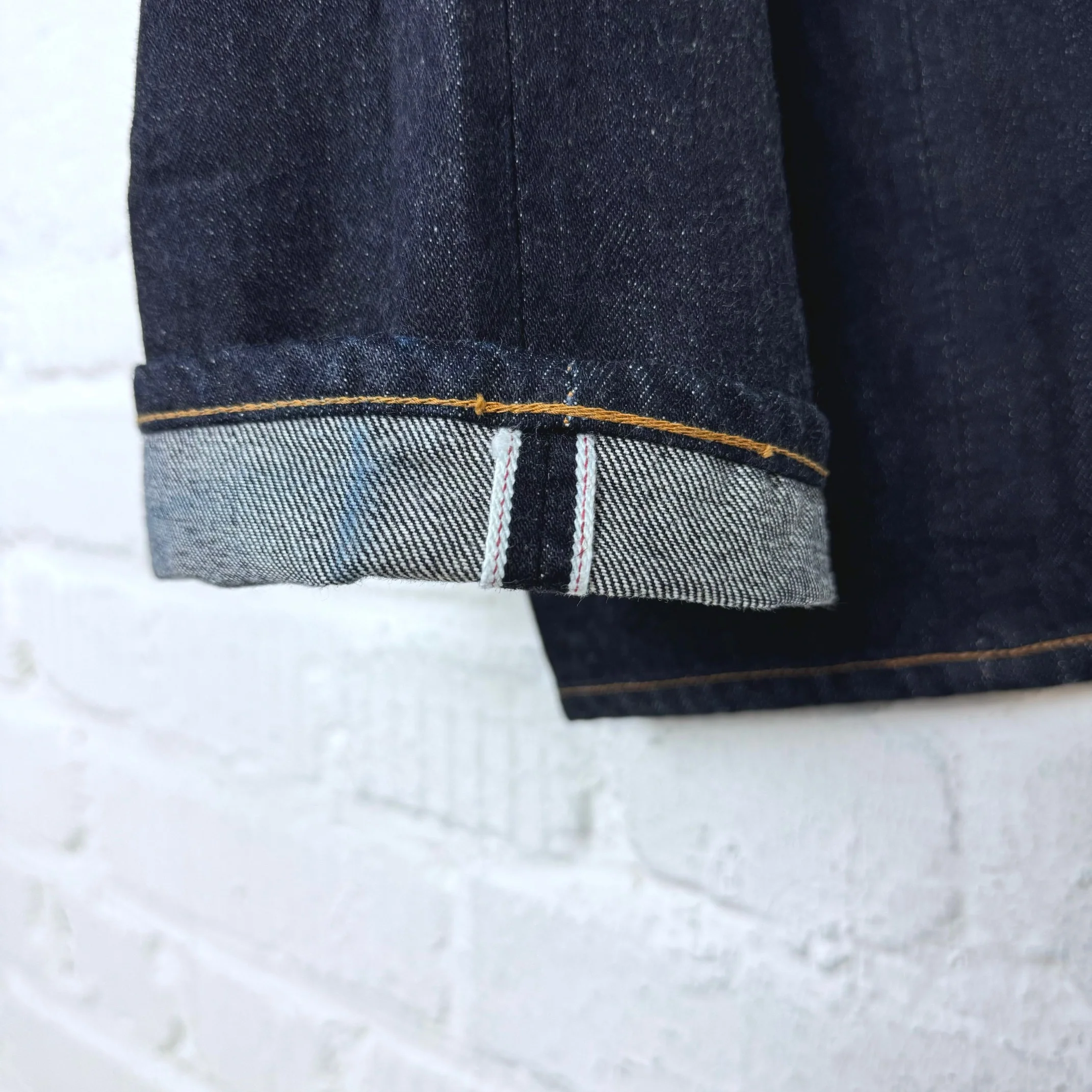 fob factory | f165 selvedge garage denim 5p rinsed  - indigo - Image 7