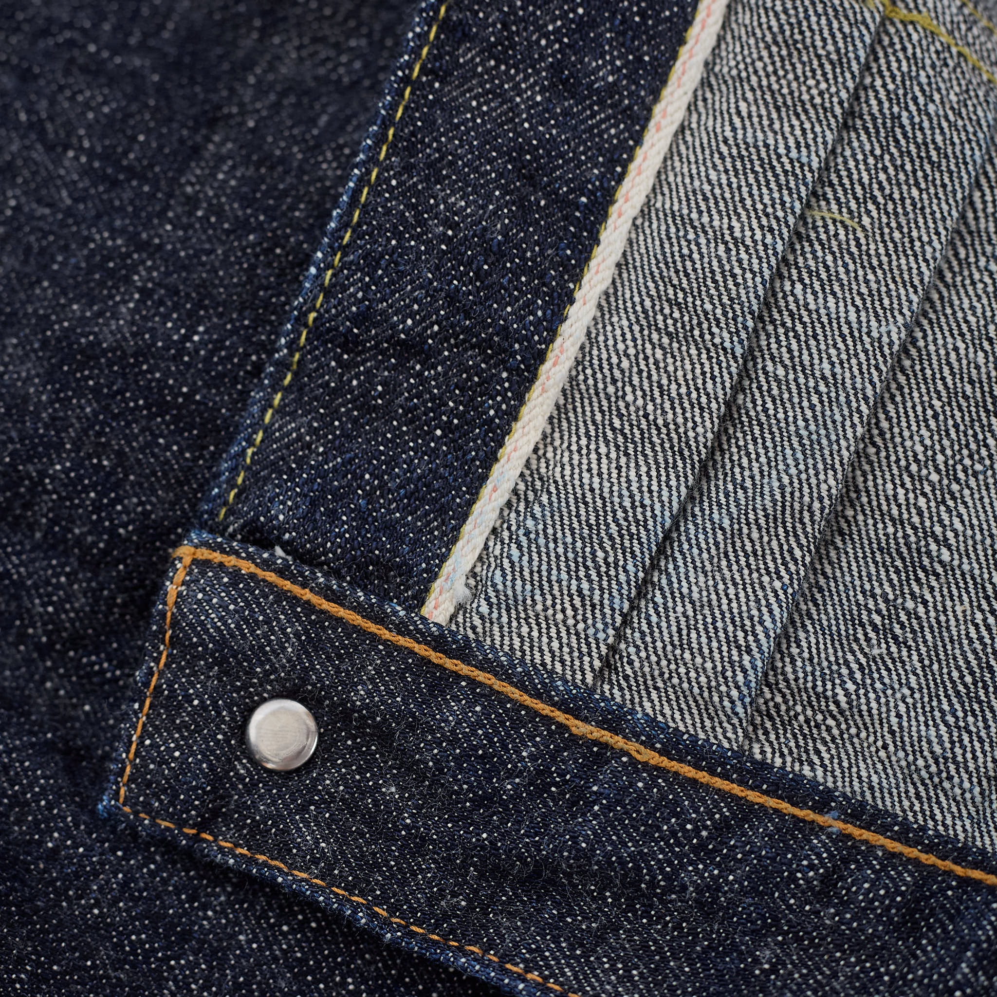 fob factory | f2400 g3 type 1 selvedge denim jacket rinsed - indigo - Image 6