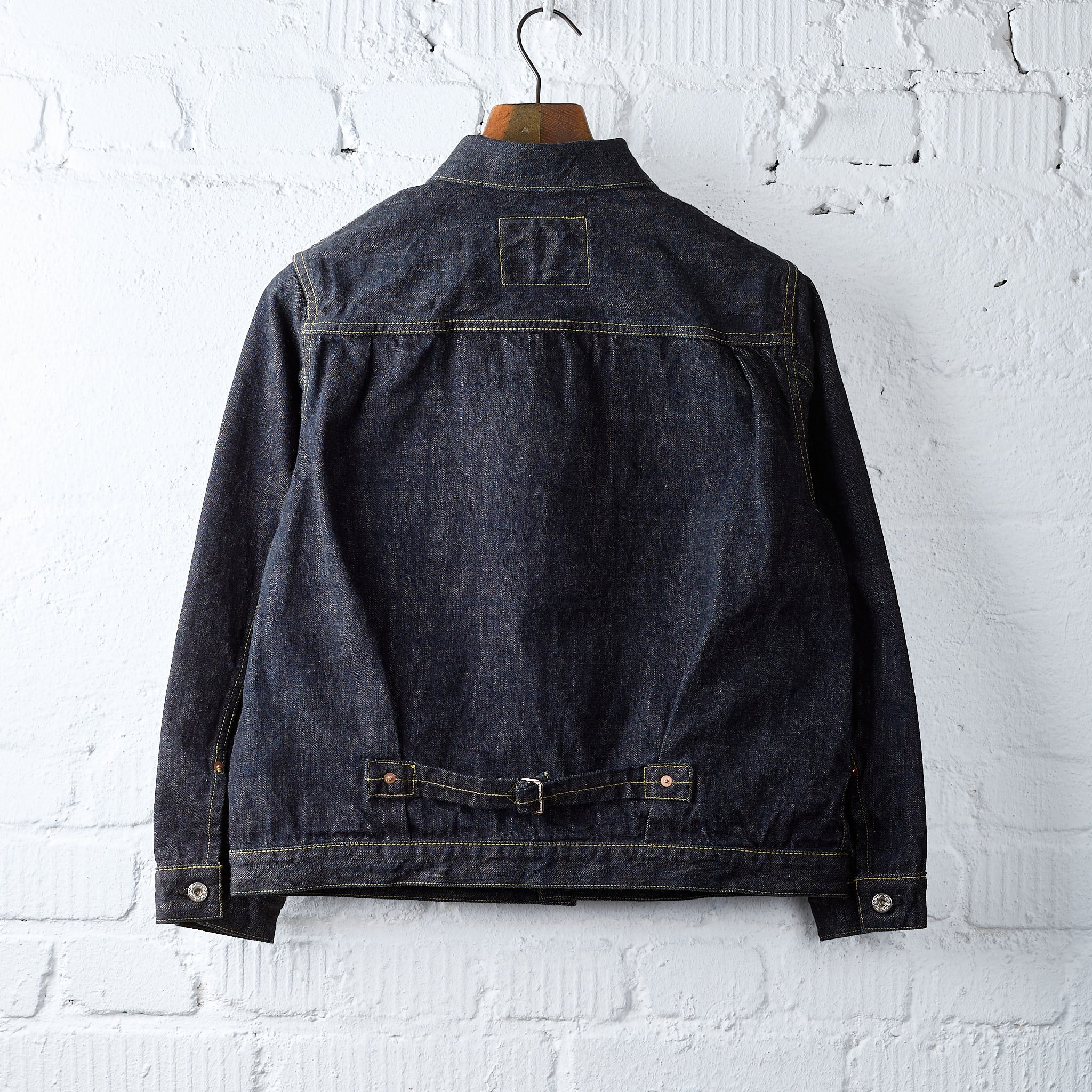 fob factory | f2460 wwll denim blouse - Image 3
