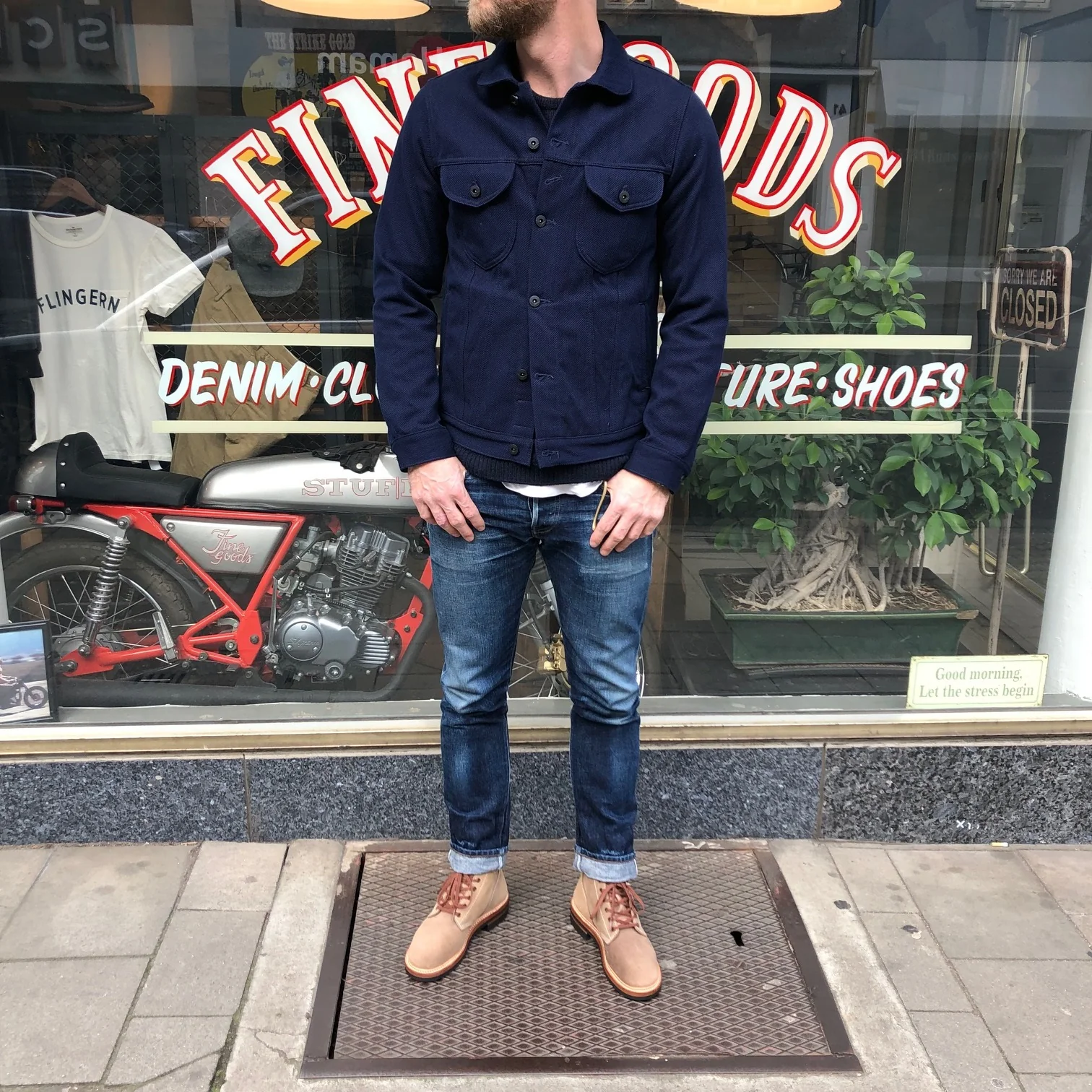 john lofgren | lk-017 m-43 service shoes - natural cxl - Image 5
