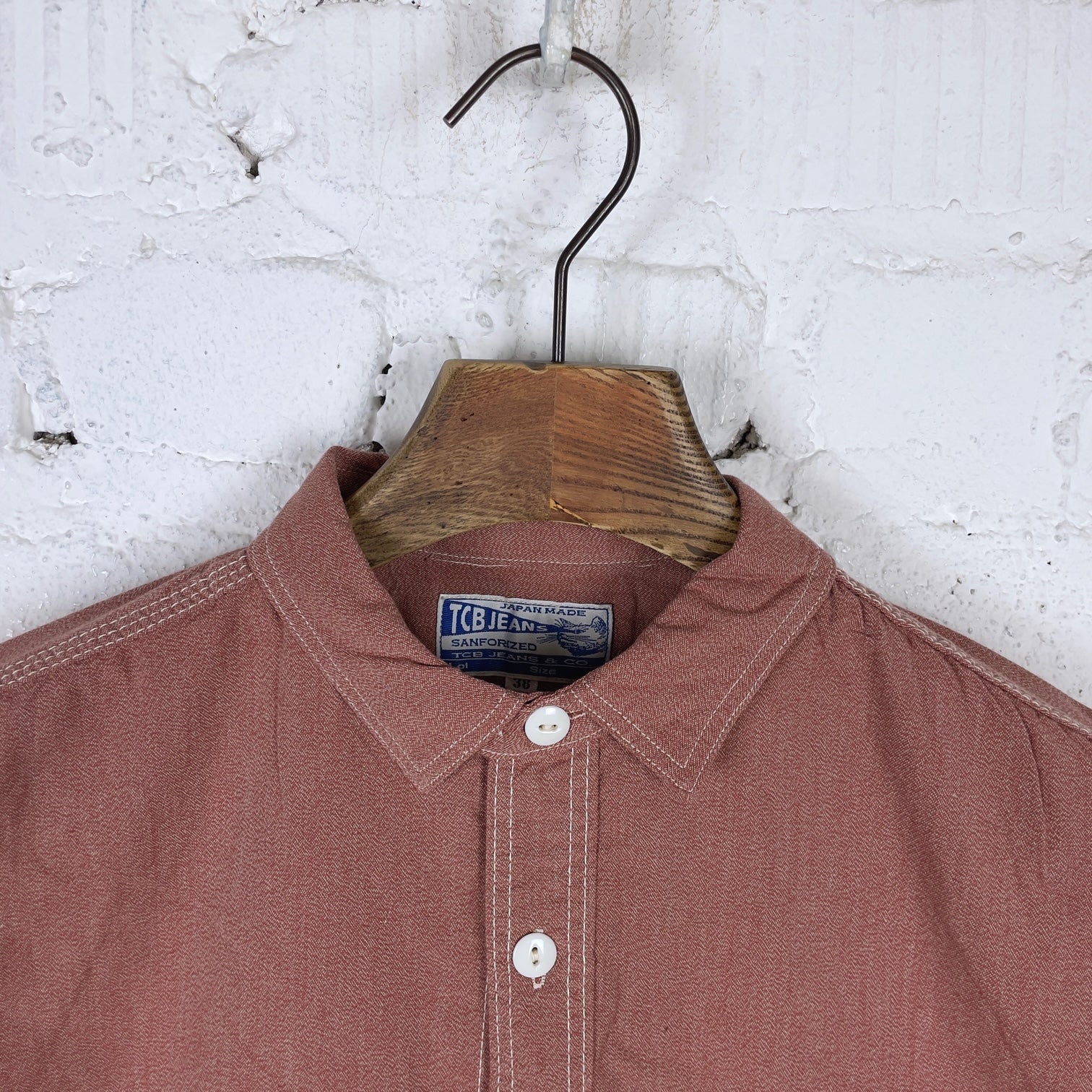 tcb | catlight shirts covert red chambray - Image 4