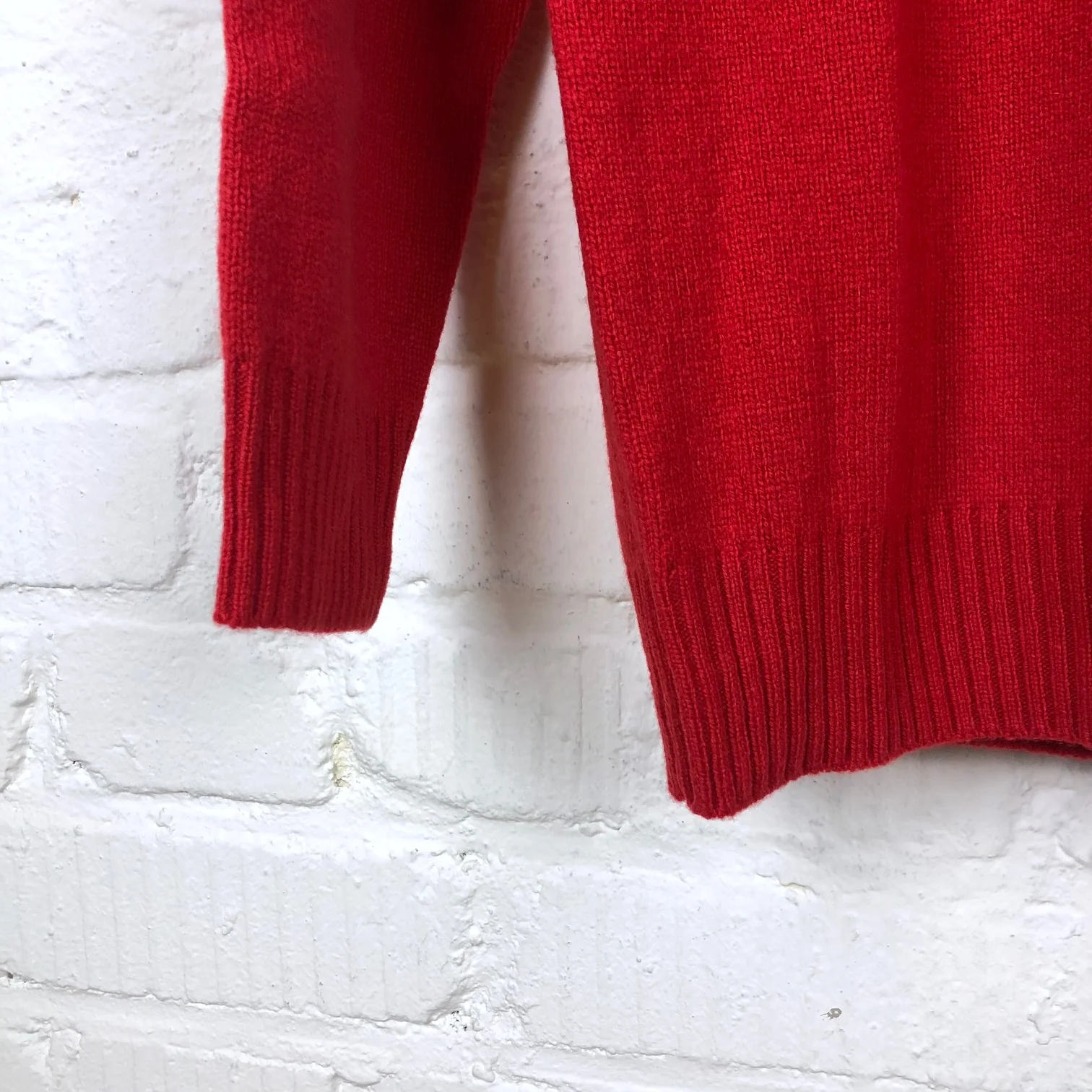 the real mccoy's | wool crewneck sweater red - Image 3