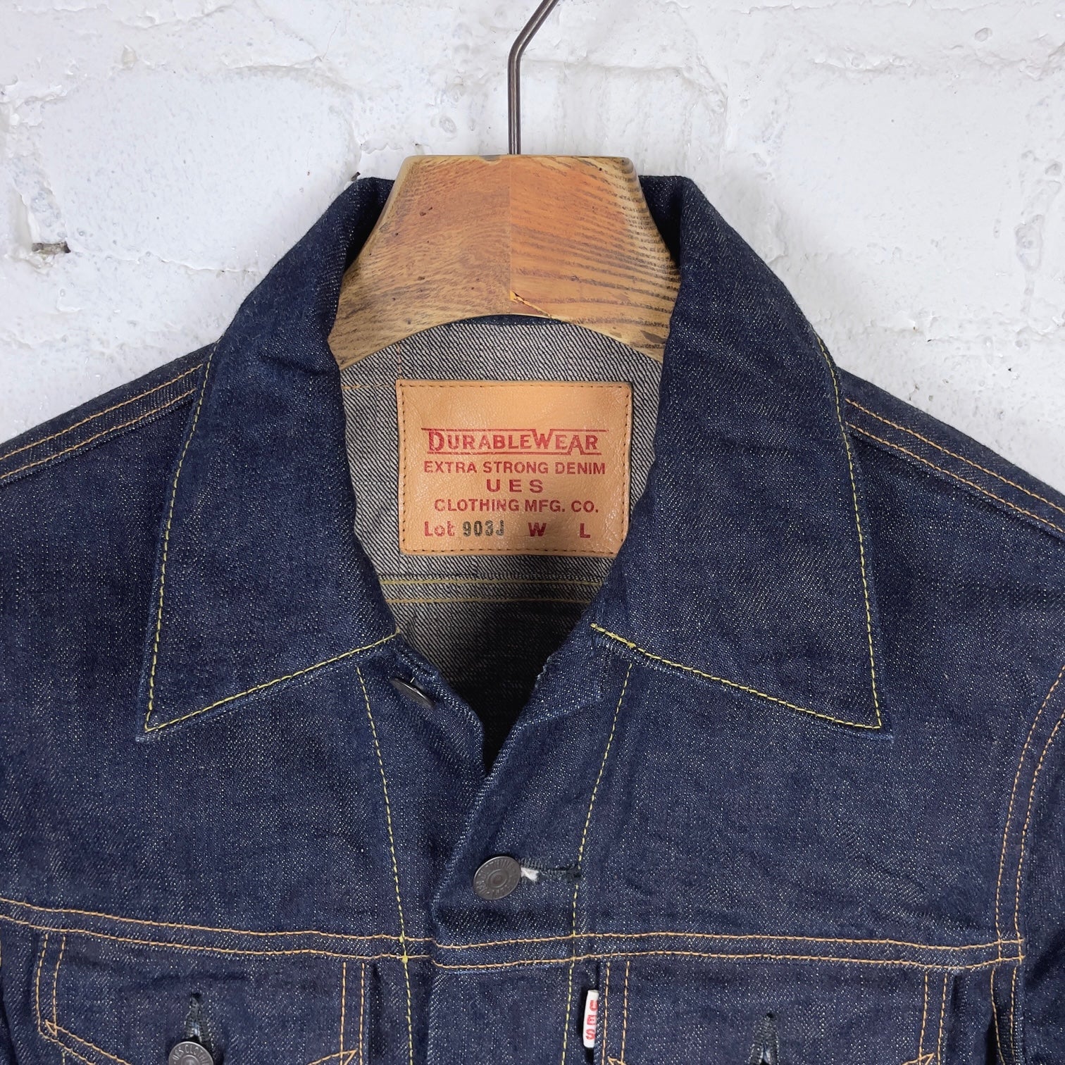 ues | 14.9oz 3rd type denim jacket - Image 3