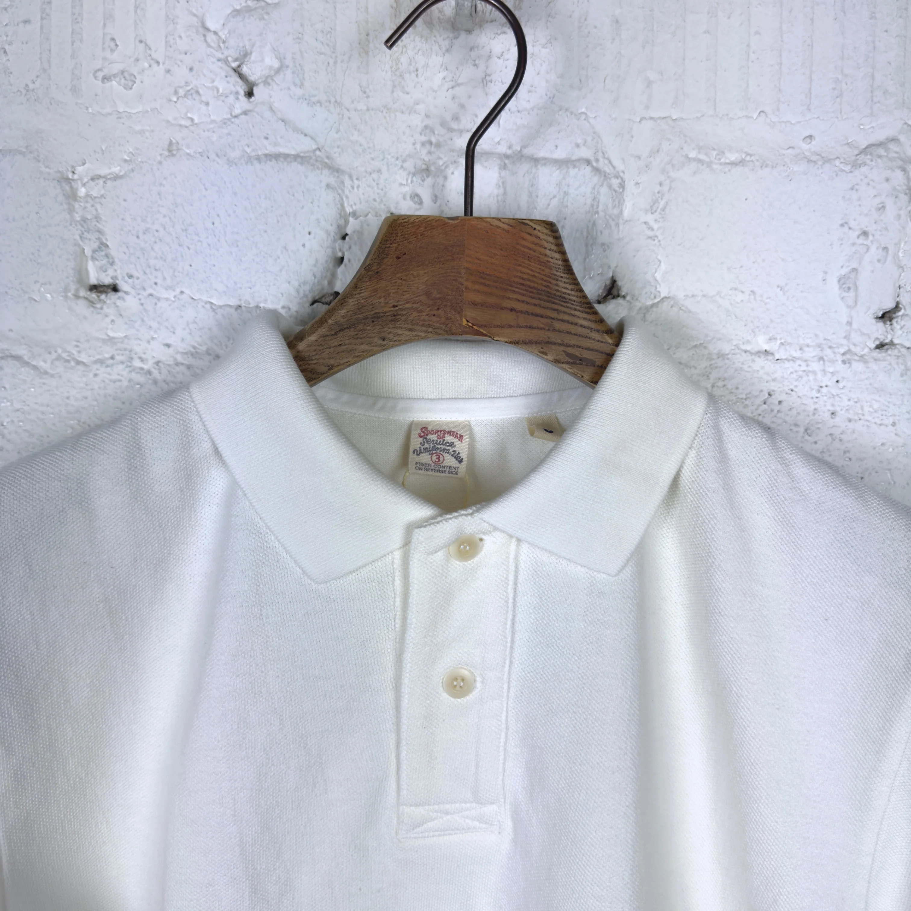 ues | rahben polo shirt white - Image 3