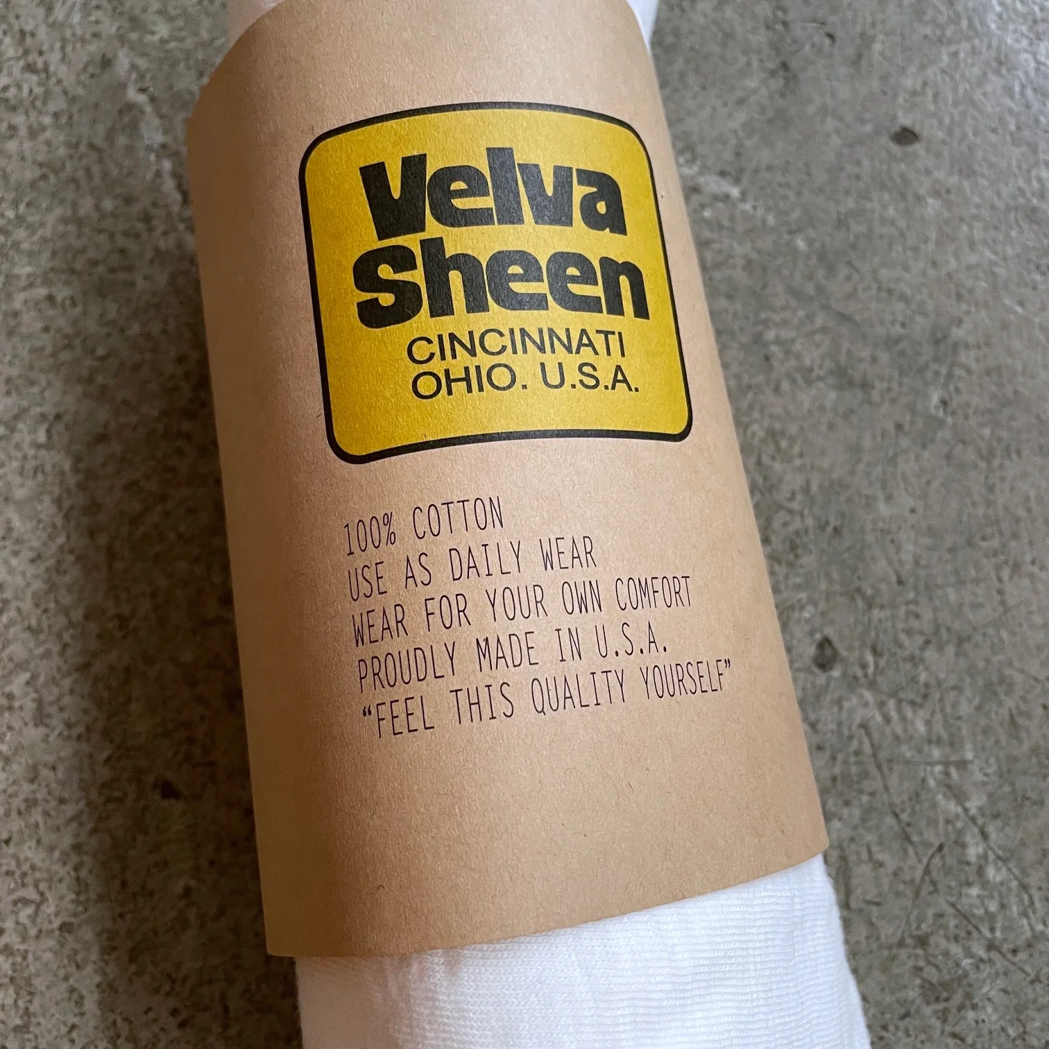 velva sheen | rolled s-s tee white - Image 4